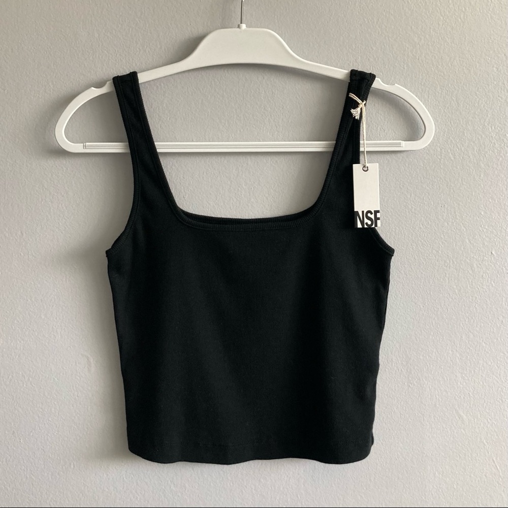 SALE!! NSF Square Neck Crop Tank Top